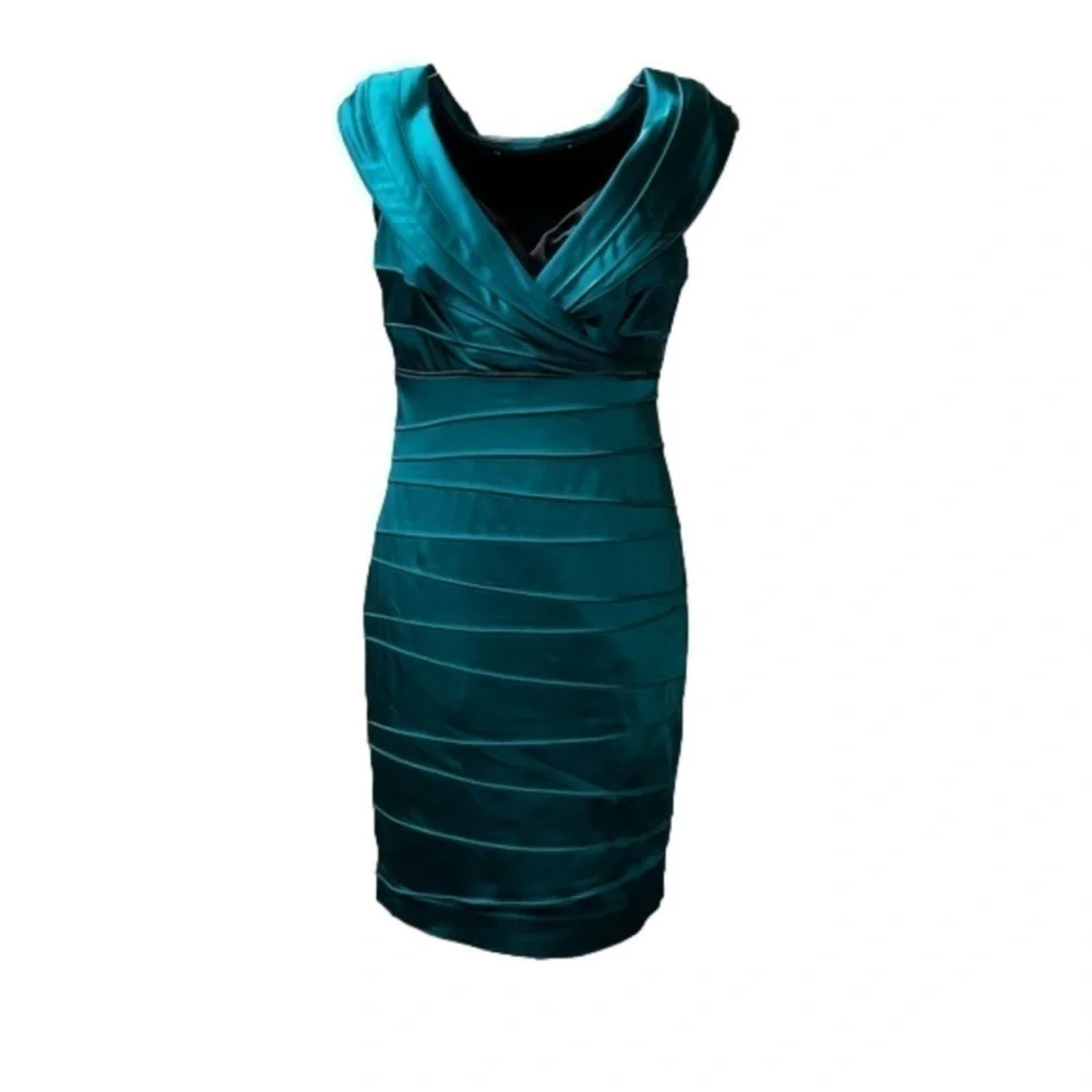 V-neck Draped Dress